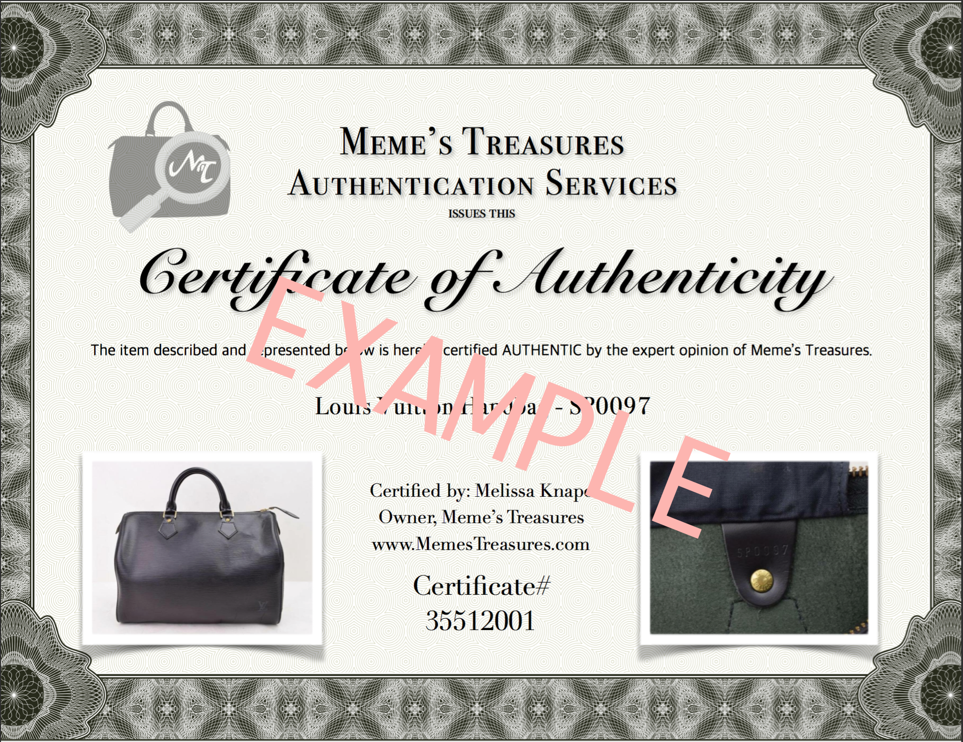 Chanel Authentication - Meme's Treasures