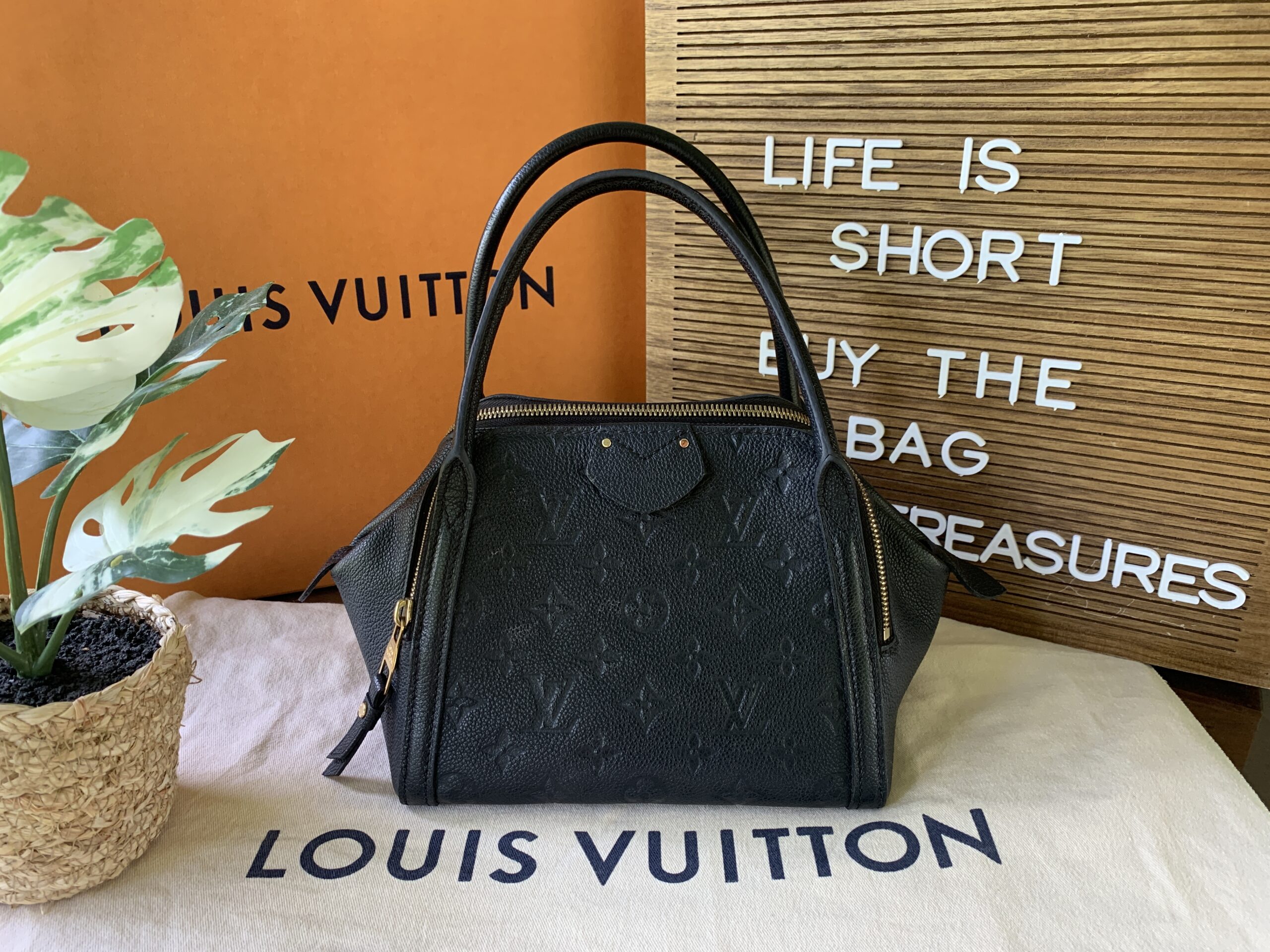 Louis Vuitton Empreinte Marais Bb Black 564729