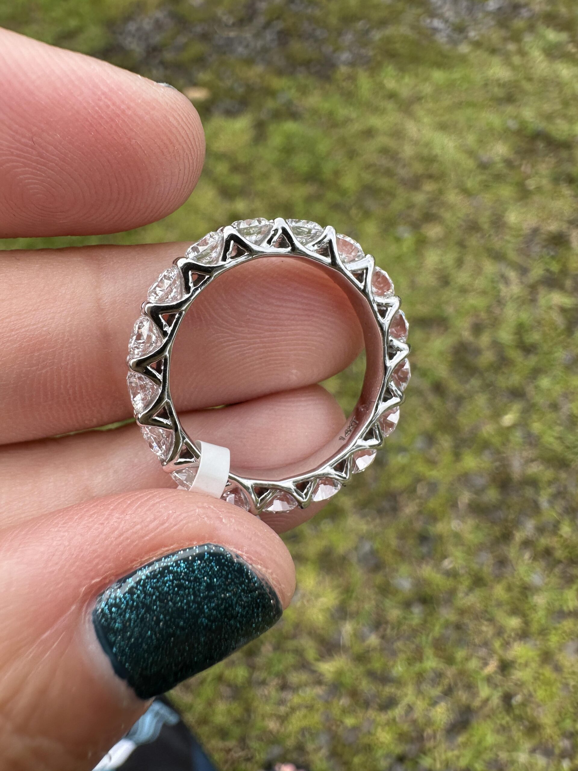 Lab Grown 3.2 CT Diamond Eternity Band - Image 11