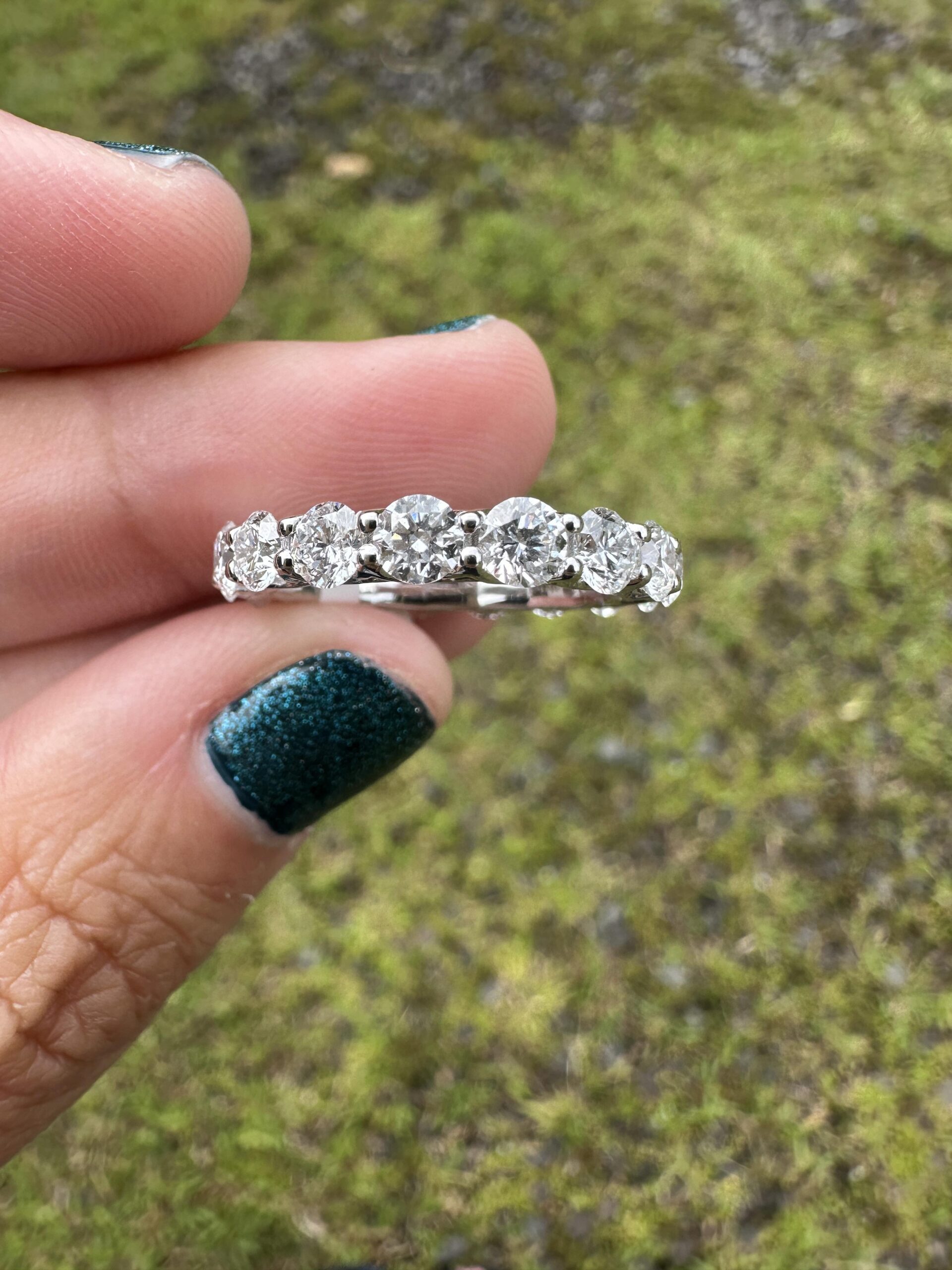 Lab Grown 3.2 CT Diamond Eternity Band