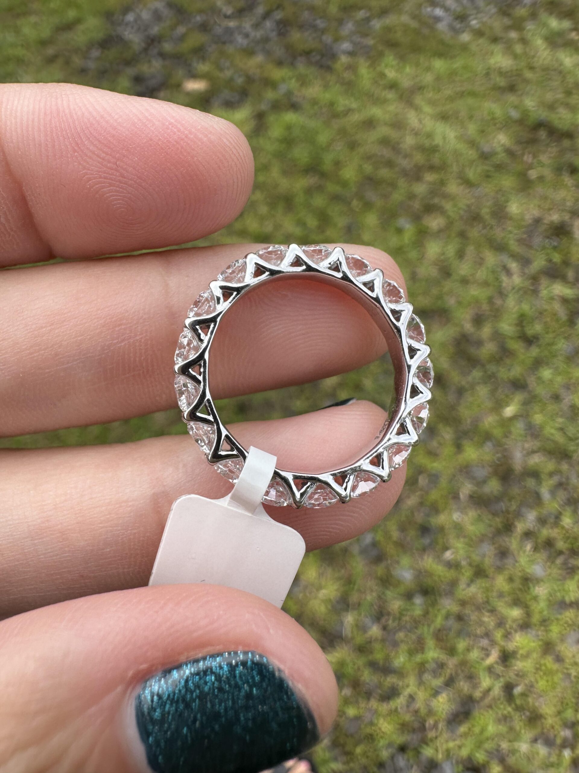 Lab Grown 3.2 CT Diamond Eternity Band - Image 8