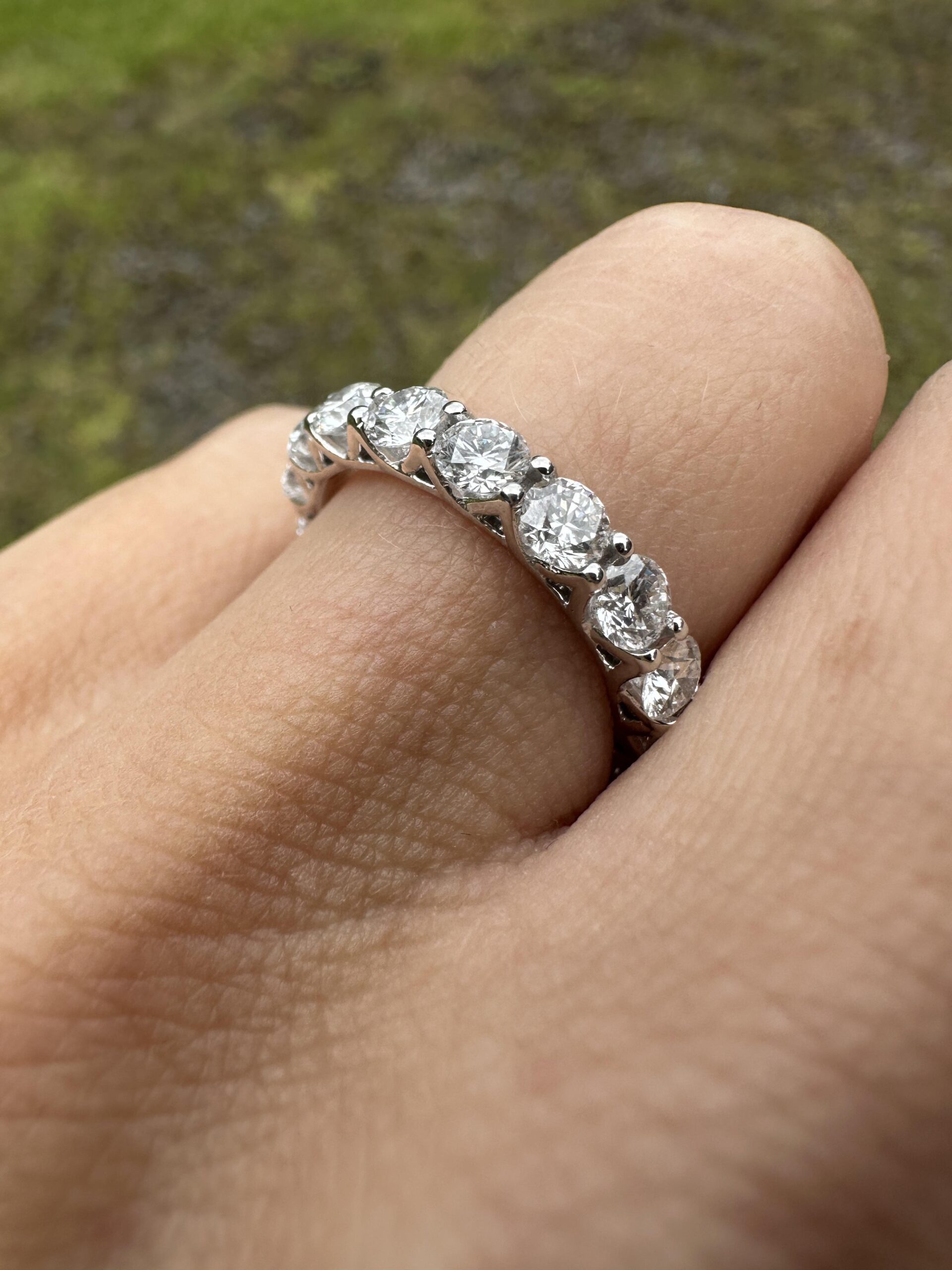 Lab Grown 3.2 CT Diamond Eternity Band - Image 5