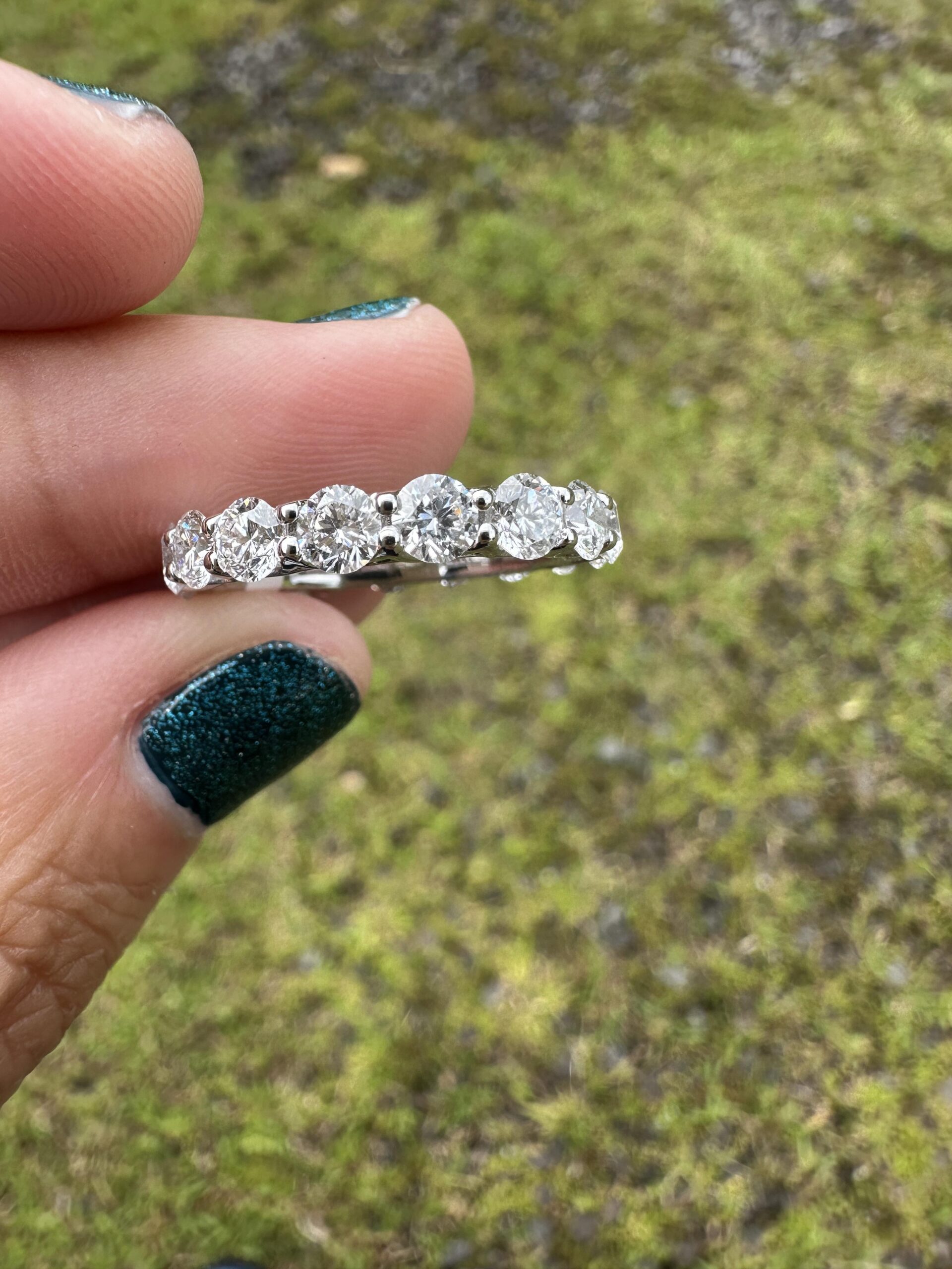 Lab Grown 3.2 CT Diamond Eternity Band - Image 3