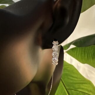 Pre Order : Lab Grown 4.10 Diamond Huggie Earrings