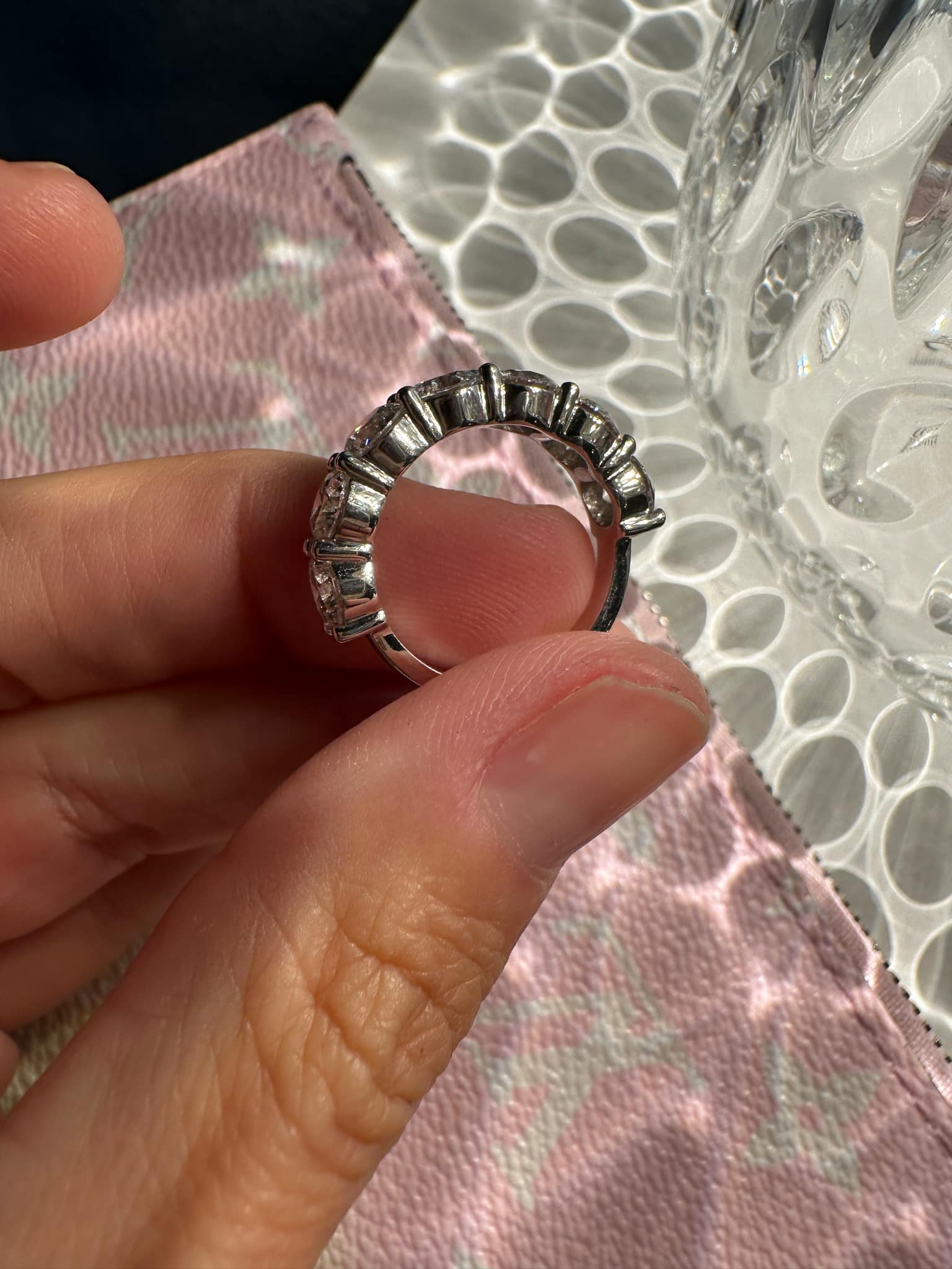 Pre order : 4 CTW Lab-Grown Diamond Anniversary Band - Image 2