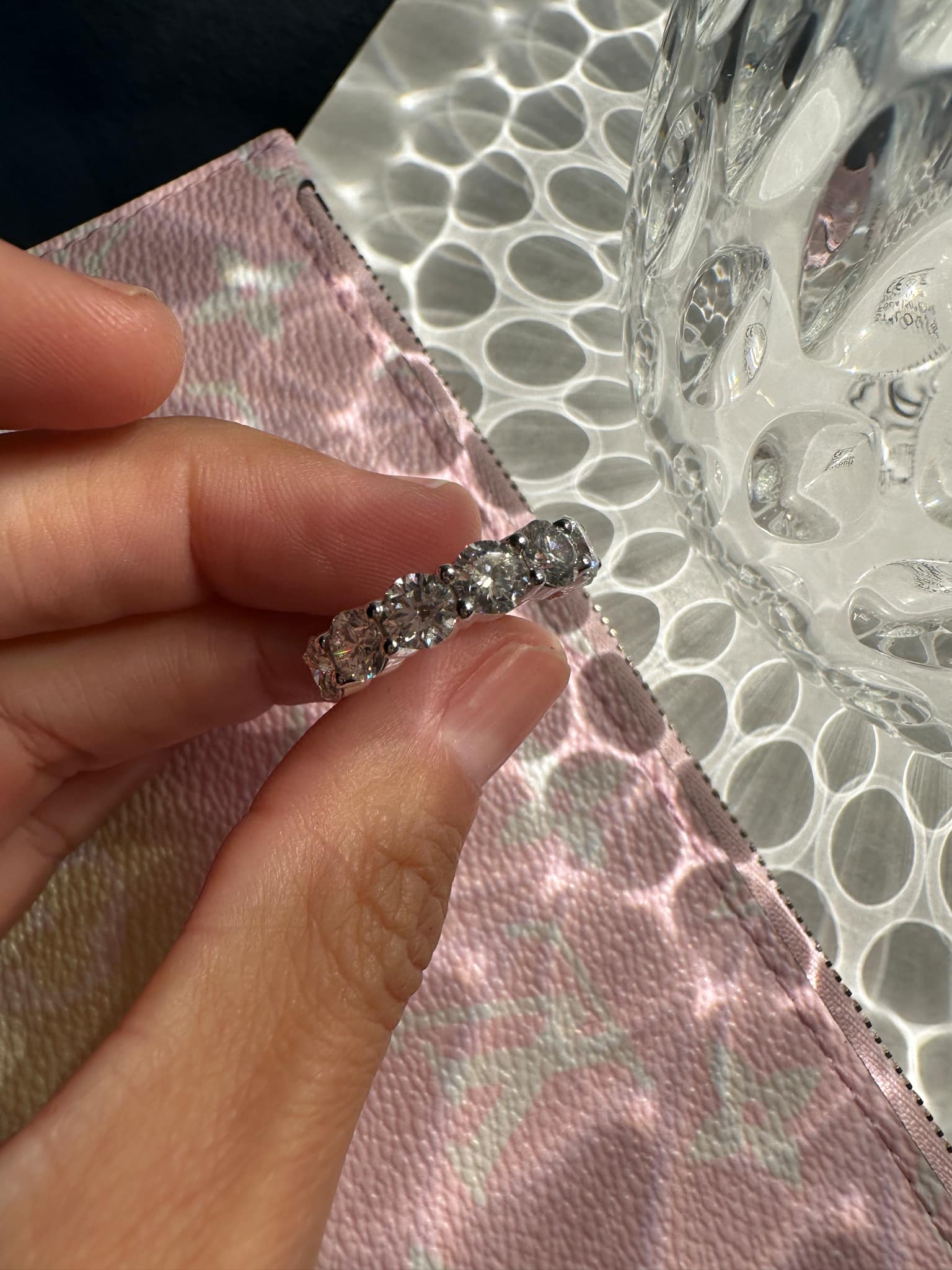 Pre order : 4 CTW Lab-Grown Diamond Anniversary Band - Image 4