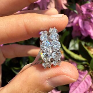 Pre Order: Lab Grown 3 TCW Diamond Huggie Earrings