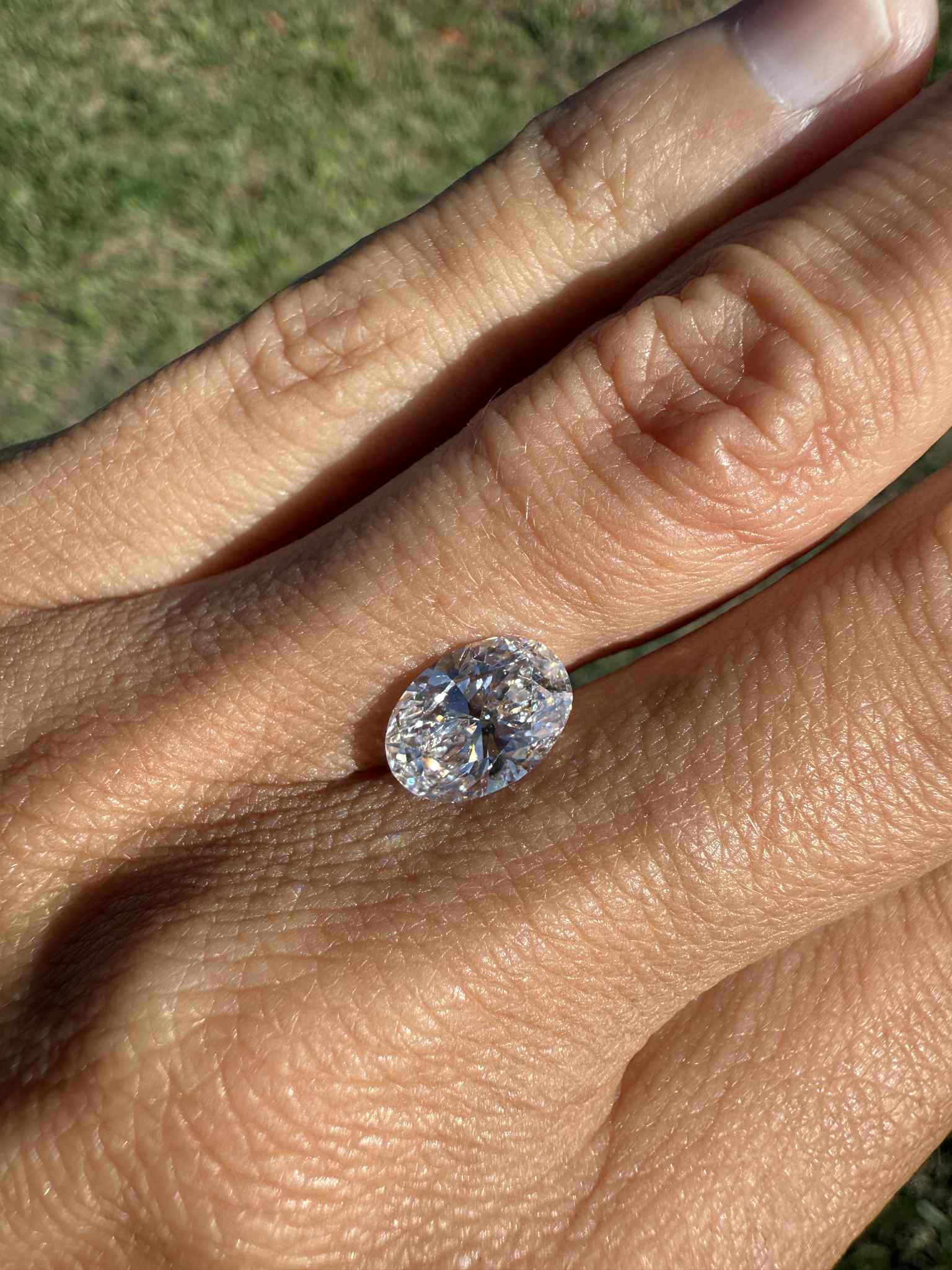 2.51 CT Oval Brilliant Lab-Grown Diamond – IGI Certified - Image 4