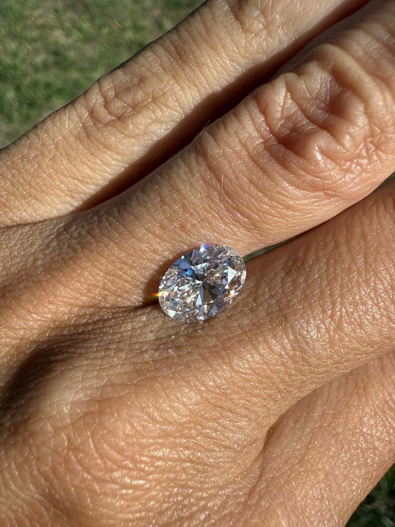 2.51 CT Oval Brilliant Lab-Grown Diamond – IGI Certified - Image 3