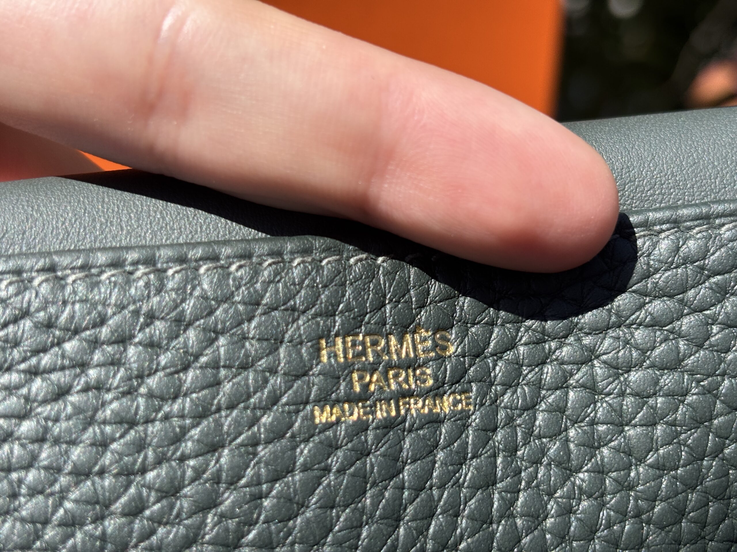 Hermès Vert Cypress Halzan 25 Crossbody - Image 8