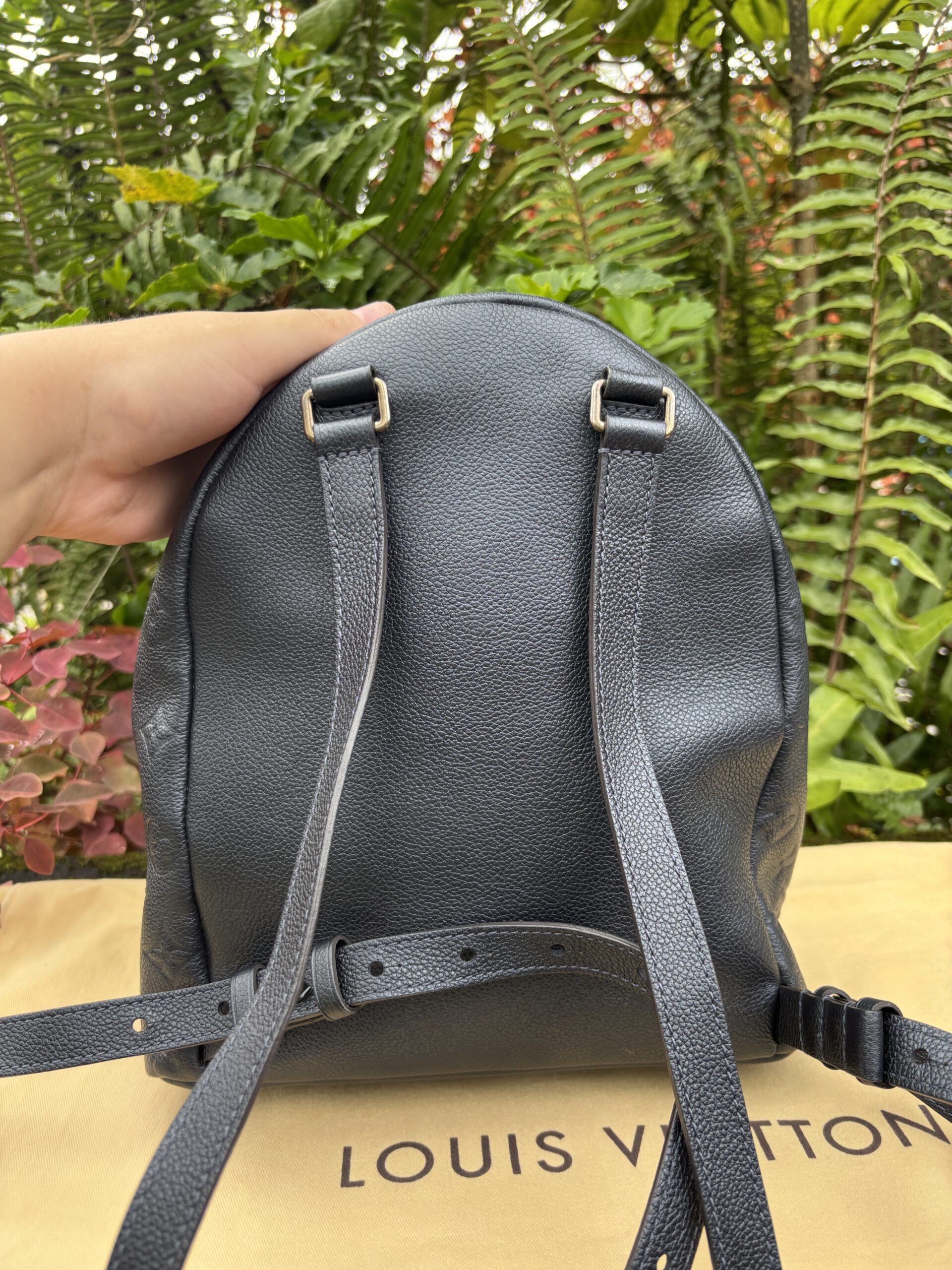 Louis Vuitton Marine Empreinte Monogram Pins Sorbonne Backpack - Image 5