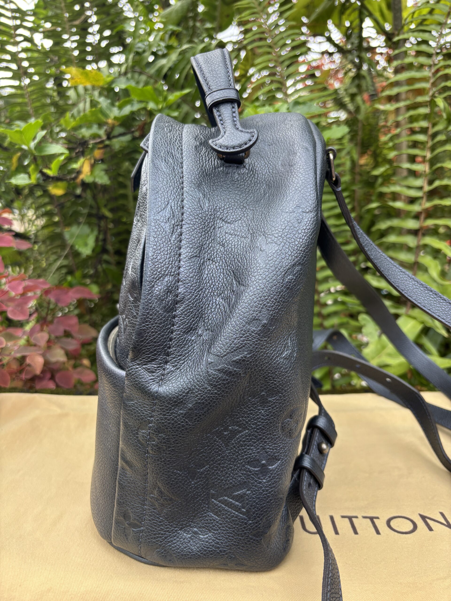 Louis Vuitton Marine Empreinte Monogram Pins Sorbonne Backpack - Image 6