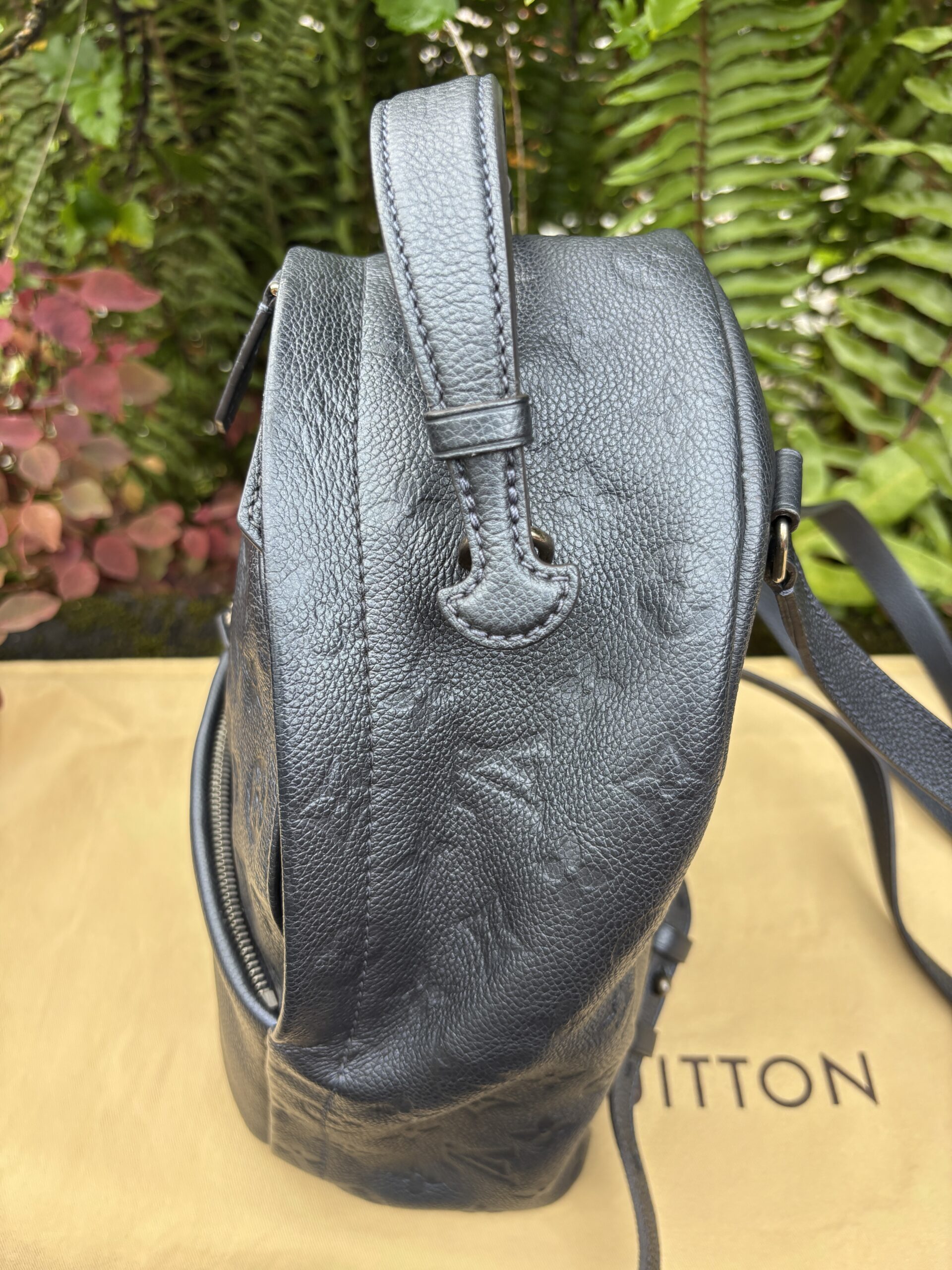 Louis Vuitton Marine Empreinte Monogram Pins Sorbonne Backpack - Image 7