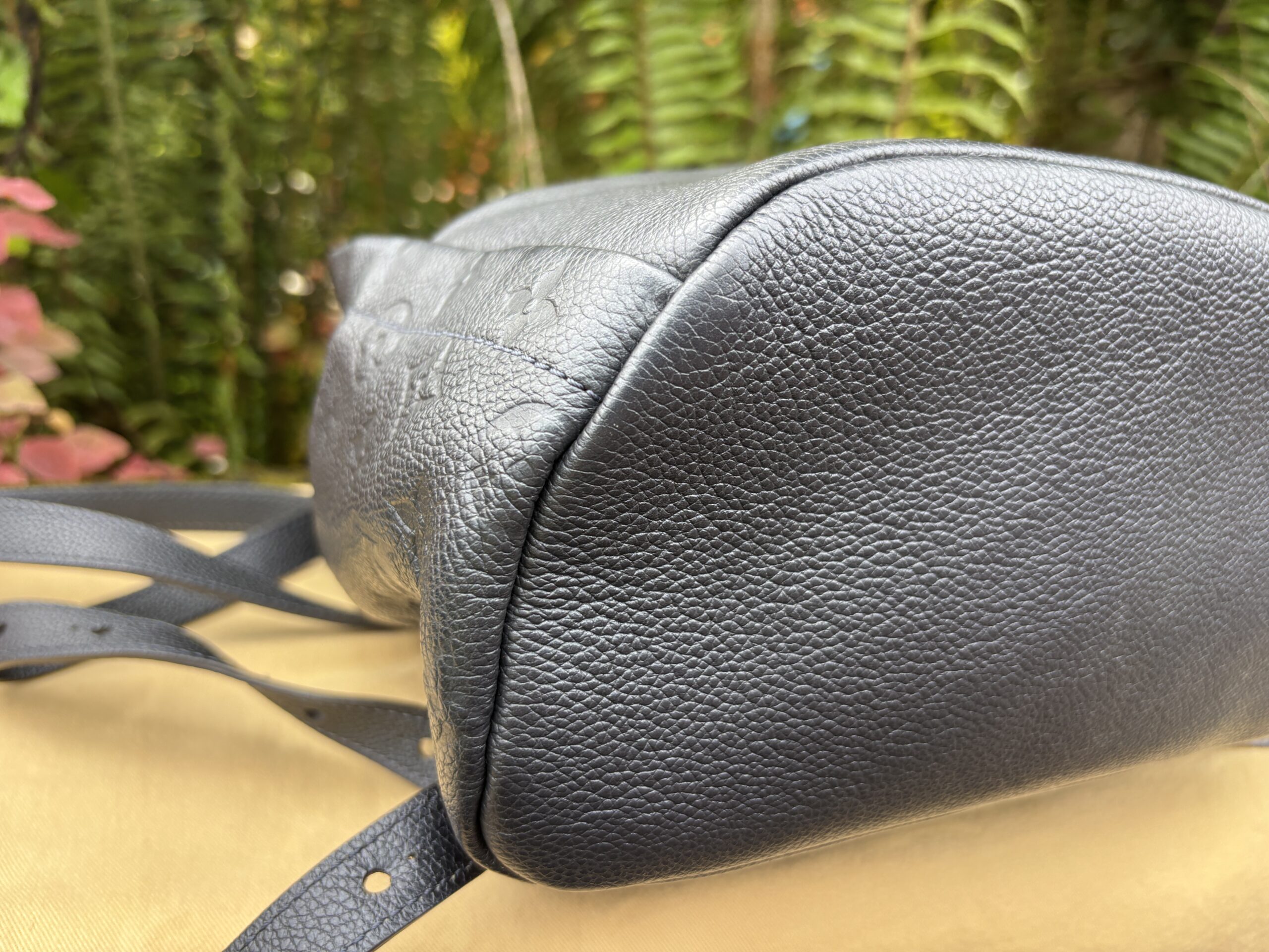 Louis Vuitton Marine Empreinte Monogram Pins Sorbonne Backpack - Image 9