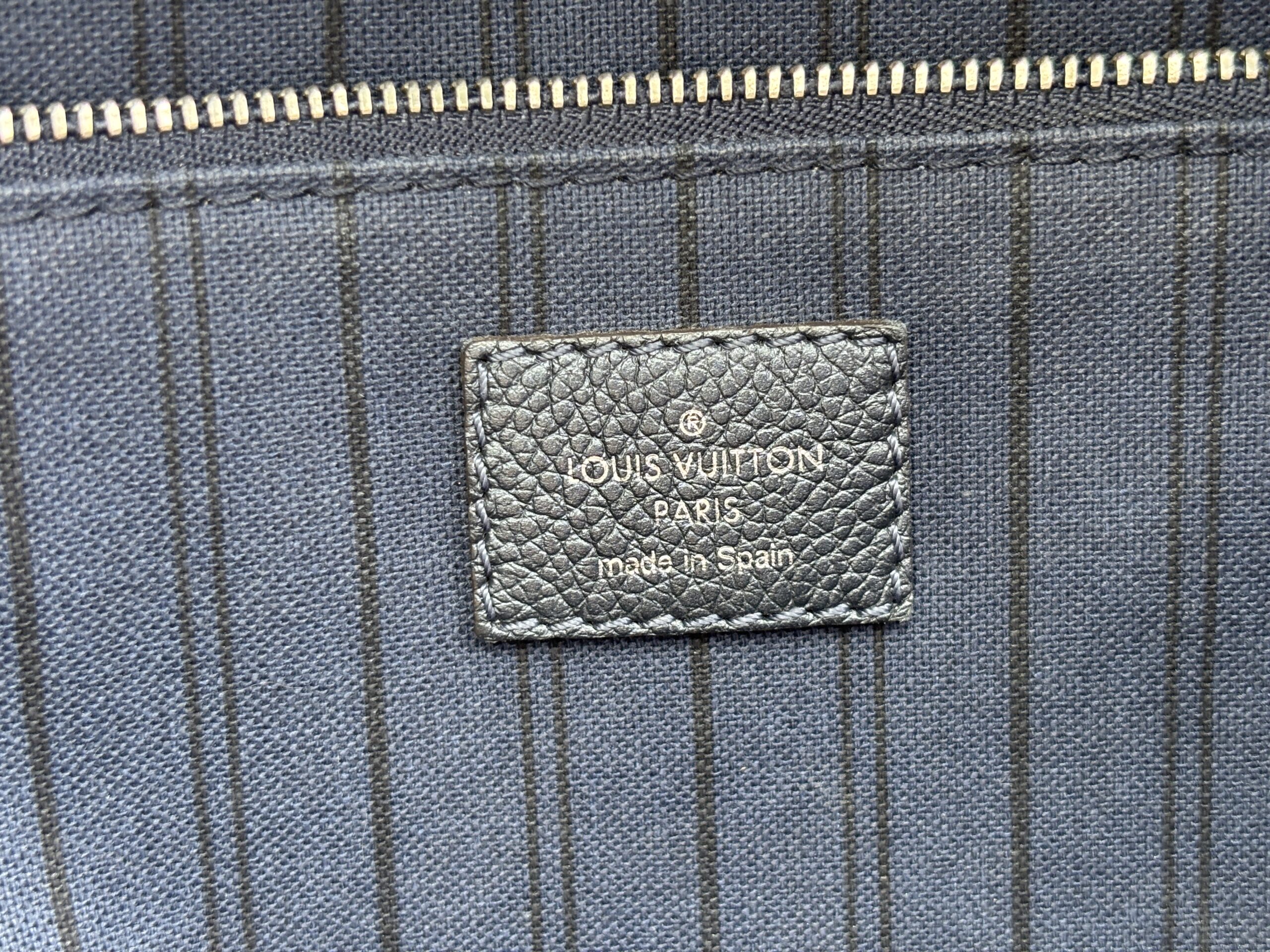 Louis Vuitton Marine Empreinte Monogram Pins Sorbonne Backpack - Image 12