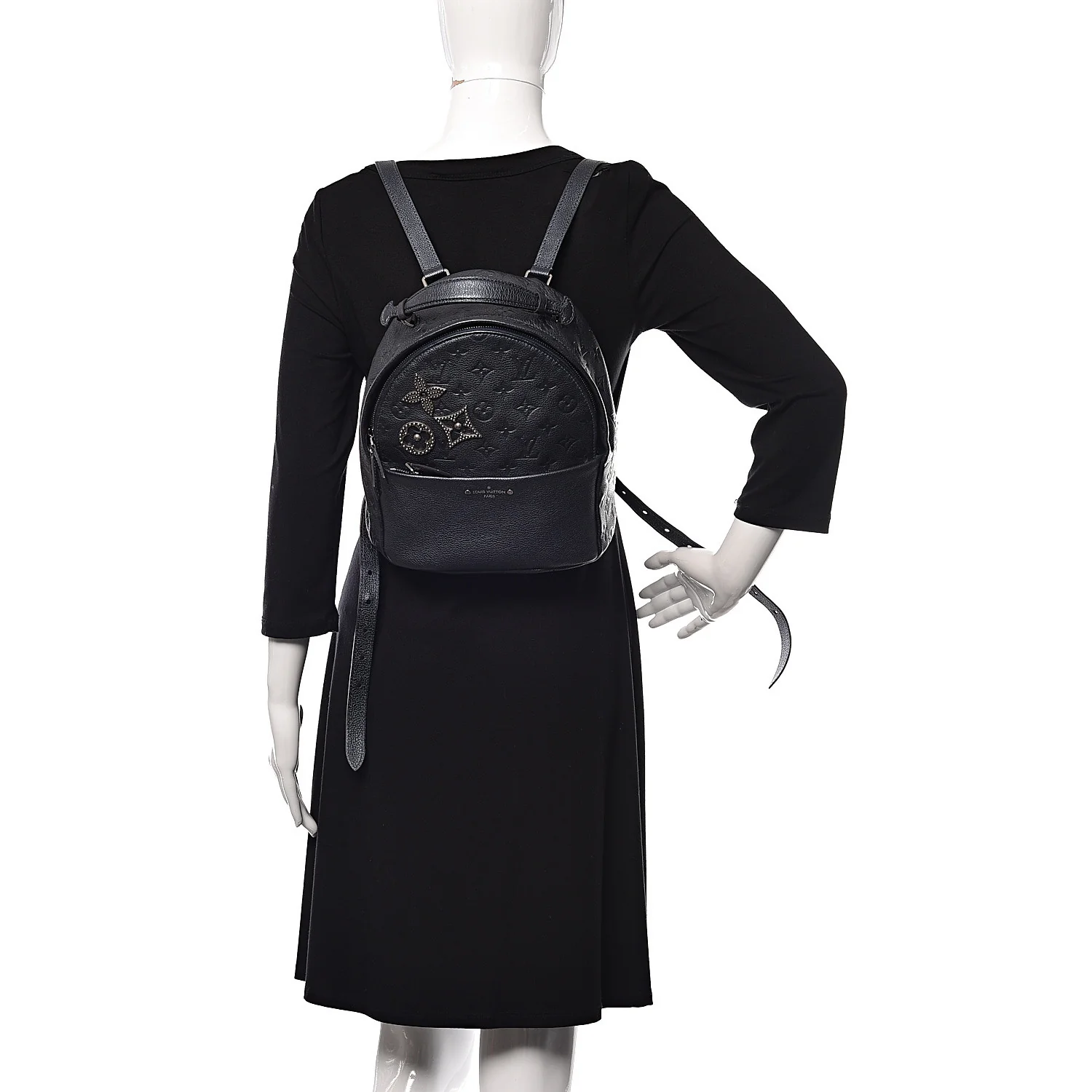 Louis Vuitton Marine Empreinte Monogram Pins Sorbonne Backpack - Image 15